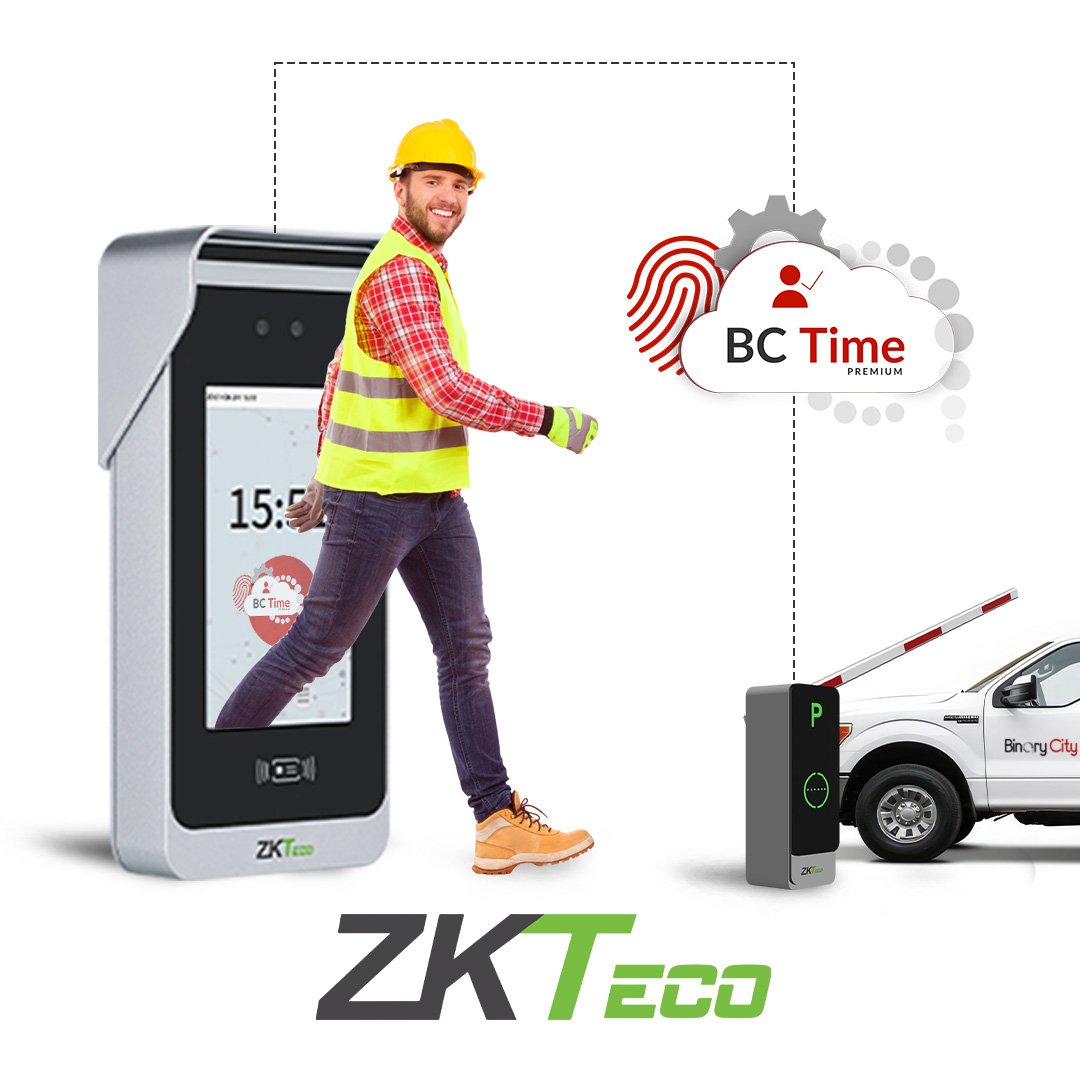 BC Time clocking system with ZKTeco devices