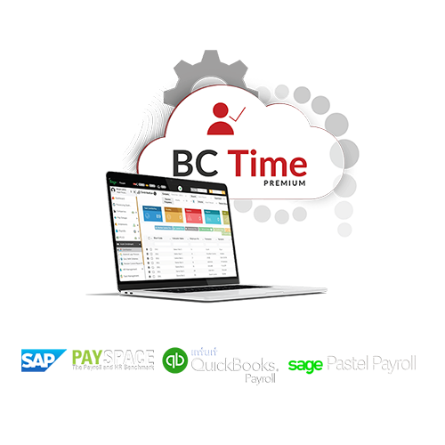 BC Time time and attendance integrated with any payroll system