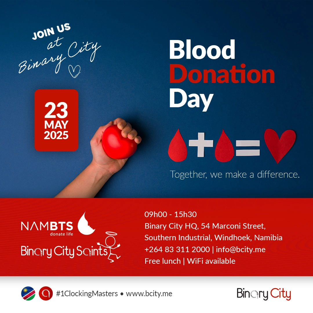 Blood Donation Day 23 May 2025 at Binary City